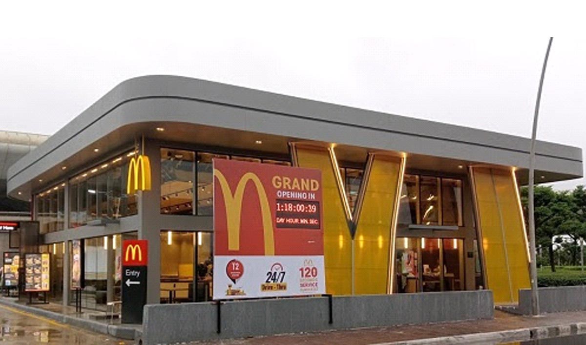McDonald's India Launches India's First Airport DriveThru Restaurant